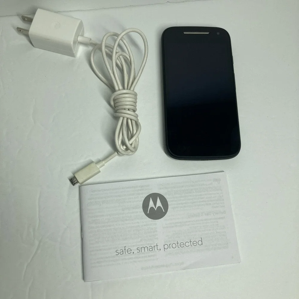 Motorola Moto E 2nd Gen Smartphone OS Black 4.5
